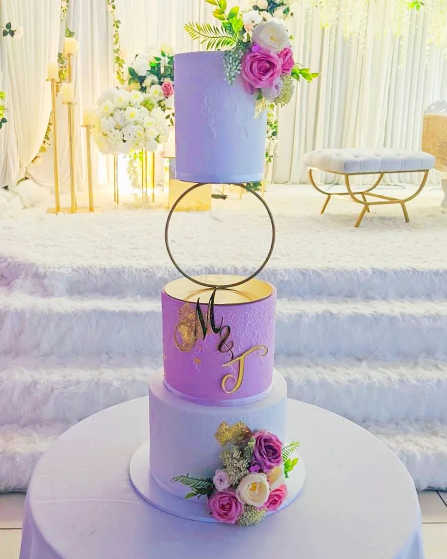 Lavender Tiered Elegance